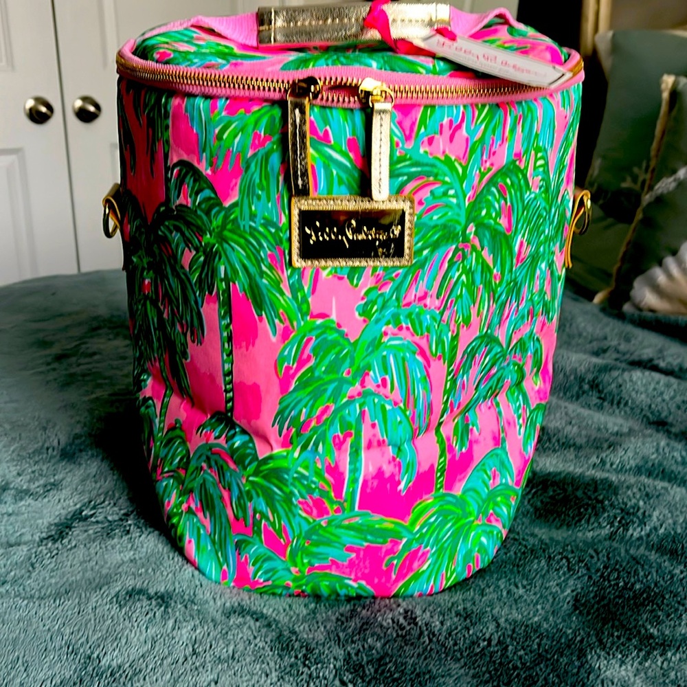 Lilly Pulitzer Insulated Soft Beach Cooler with adjustable/removable strap